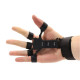 Еспандер для пальців рук EasyFit Spiderweb, Довжина 10 см, Ширина 11,5 см, Силікон, Чорний