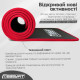 Коврик для йоги и фитнеса EasyFit Flex Pro с чехлом, 180x60, толщина 10 мм, NBR, текстурированная нескользящая поверхность, черный с красным кантом