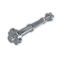 Гантельний гриф EasyFit хромований, Довжина 35 см, Діаметр 28 мм, Сталь, Для силових тренувань