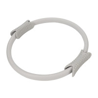 Кільце для пілатесу EasyFit, Діаметр 38 см, Поліпропілен, EVA, Сірий