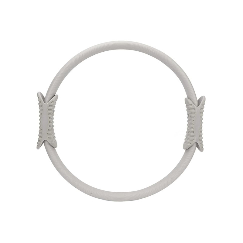 Кільце для пілатесу EasyFit, Діаметр 38 см, Поліпропілен, EVA, Сірий