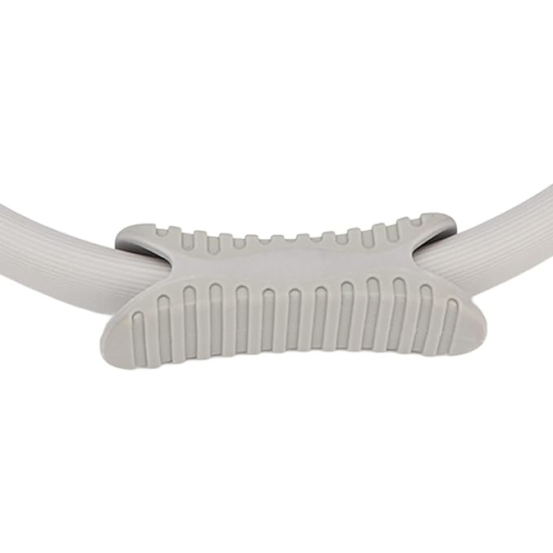 Кільце для пілатесу EasyFit, Діаметр 38 см, Поліпропілен, EVA, Сірий