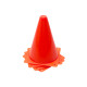 Конусы-фишки (набор 4 шт) EasyFit, Высота 17 см, ПВХ, Оранжевый, Для разметки, тренировок и футбола