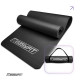 Коврик EasyFit для пилатеса и фитнеса, 180x60 см, толщина 10 мм, NBR, черный