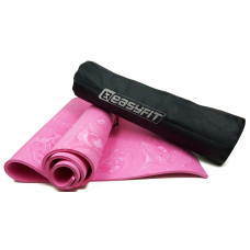 Premium Mat килимок EasyFit для фітнесу та пілатесу з чохлом, 183x61 см, товщина 8 мм, PER, ECO-Friendly, рожевий