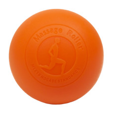 Массажный мячик EasyFit, Диаметр 6,5 см, Каучук, для МФР, снятия напряжения и самомассажа, Оранжевый