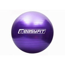 Мяч для фитнеса EasyFit, Диаметр 55 см, Максимальная нагрузка 120 кг, ПВХ, Фиолетовый Мяч для фитнеса EasyFit, Диаметр 55 см, Максимальная нагрузка 120 кг, ПВХ, Фиолетовый