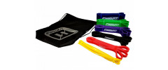 Резиновые петли EasyFit, Набор 6 шт, Латекс, Сопротивление 1-110 кг