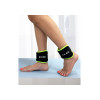 Обтяжувачі для ніг і рук EasyFit Comfort з металом (пара), 0,5 кг, чорно-салатові
