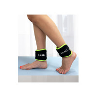 Обтяжувачі для ніг і рук EasyFit Comfort з металом (пара), 0,5 кг, чорно-салатові