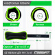 Обтяжувачі для ніг і рук EasyFit Comfort з металом (пара), 0,5 кг, чорно-салатові