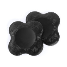 Подставки под колени и локти EasyFit для йоги и фитнеса, 2 штуки, Размер: 20х20 см, Черный