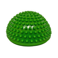 Полусфера массажная киндербол EasyFit, Мягкая, Диаметр 16 см, Высота 8 см, Резина, Зеленый