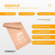 Еластична стрічка для пілатесу EasyFit EPP, рівень навантаження: Medium, персикова