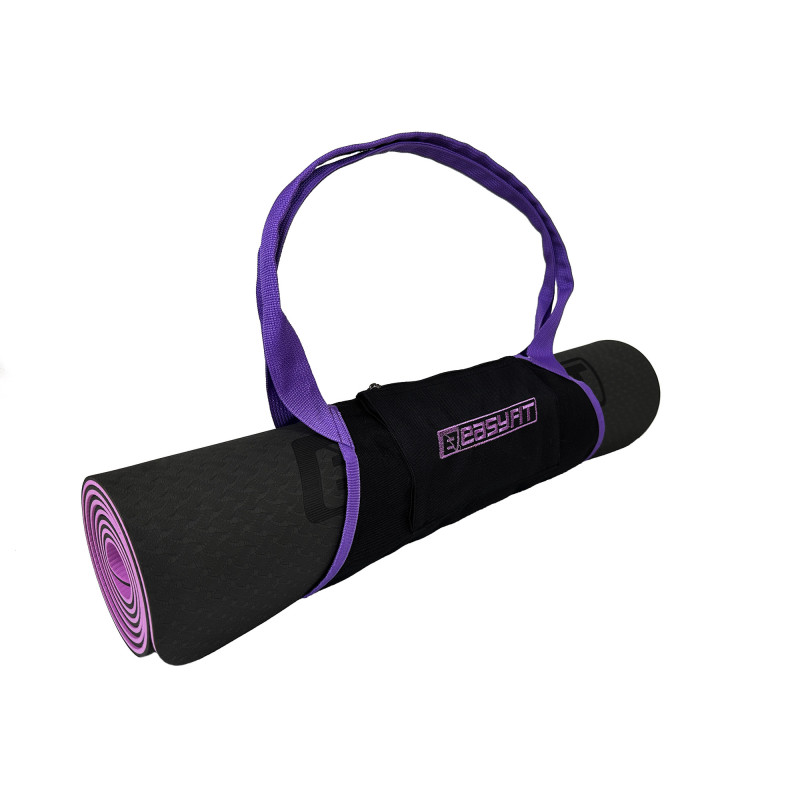 Сумка-переноска EasyFit универсальная, Длина 58 см, Ширина 38 см, Фиолетовый, Для переноски спортивных ковриков любого размера