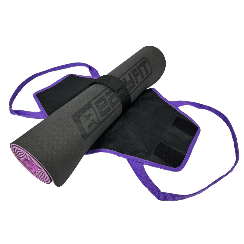 Сумка-переноска EasyFit универсальная, Длина 58 см, Ширина 38 см, Фиолетовый, Для переноски спортивных ковриков любого размера