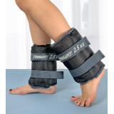 Обтяжувачі для ніг і рук EasyFit (пара), Вага 2,5 кг, Оксфорд, Пісок, Чорно-сірий