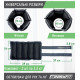 Обтяжувачі для ніг і рук EasyFit (пара), Вага 2,5 кг, Оксфорд, Пісок, Чорно-сірий