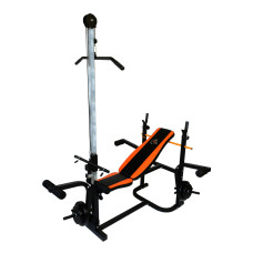 Скамья Для Жима универсальная WCG 0020 с Тягой и партой Скотта