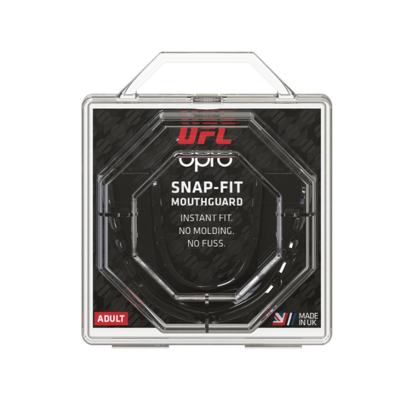 Капа боксерська OPRO Snap-Fit UFC Hologram Black (art.002257001)