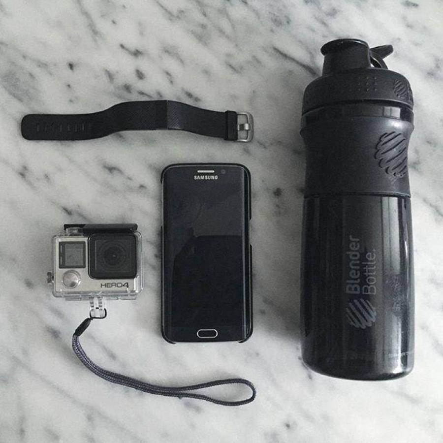Шейкер спортивний (пляшка) BlenderBottle SportMixer Flip 28oz/820ml Black