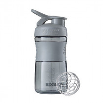 Шейкер спортивний (пляшка) BlenderBottle SportMixer Flip 20oz/590ml Grey Шейкер спортивний (пляшка) BlenderBottle SportMixer Flip 20oz/590ml Grey