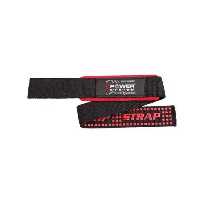 Лямки для тяги Power System PS-3430 XTR-Grip Straps Black/Red