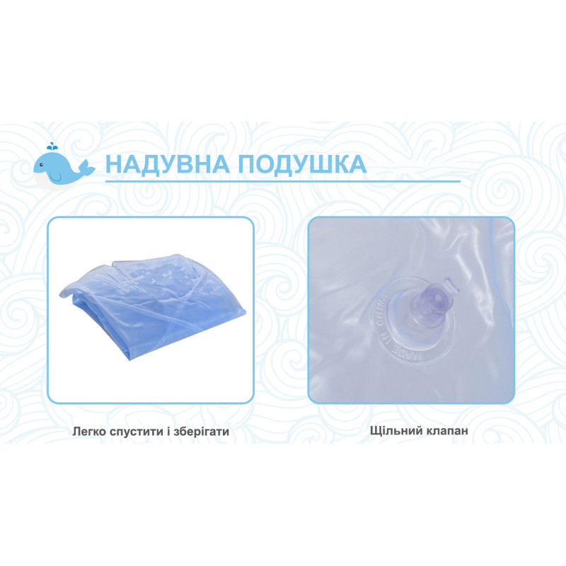 Дитяче підвісне крісло WCG синій кит