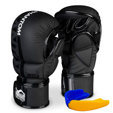 Перчатки для ММА Phantom APEX Sparring Black S/M (кепка в подарок)