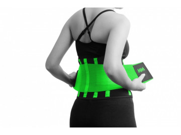 Пояс компресійний MadMax MFA-277 Slimming belt Black/neon green L