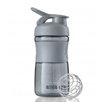Шейкер спортивний (пляшка) BlenderBottle SportMixer Flip 20oz/590ml Grey Шейкер спортивний (пляшка) BlenderBottle SportMixer Flip 20oz/590ml Grey