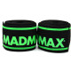 Бинты на колени MadMax MFA-299 Knee Wraps Black/Green, Технология Non slide&slip, Длина 2 м, Ширина 8 см, Хлопок PU, Спандекс, Черно-зеленый