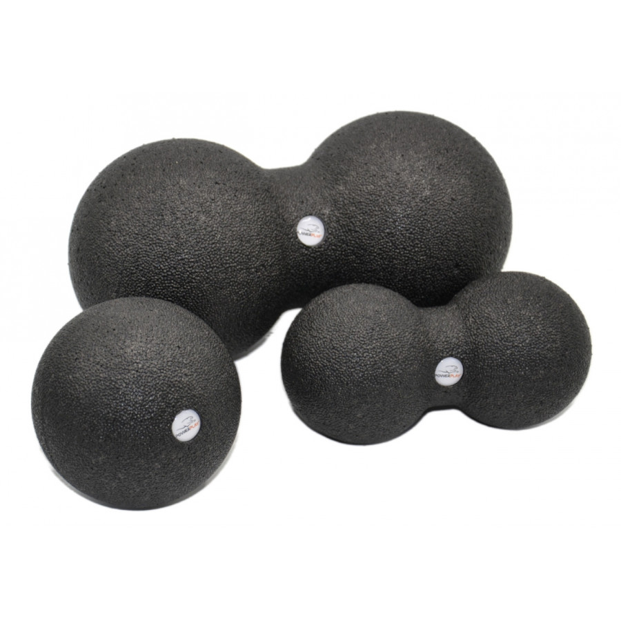 Набір масажних м'ячиків PowerPlay 4007 EPP Massage Ball Чорні (3 шт.)