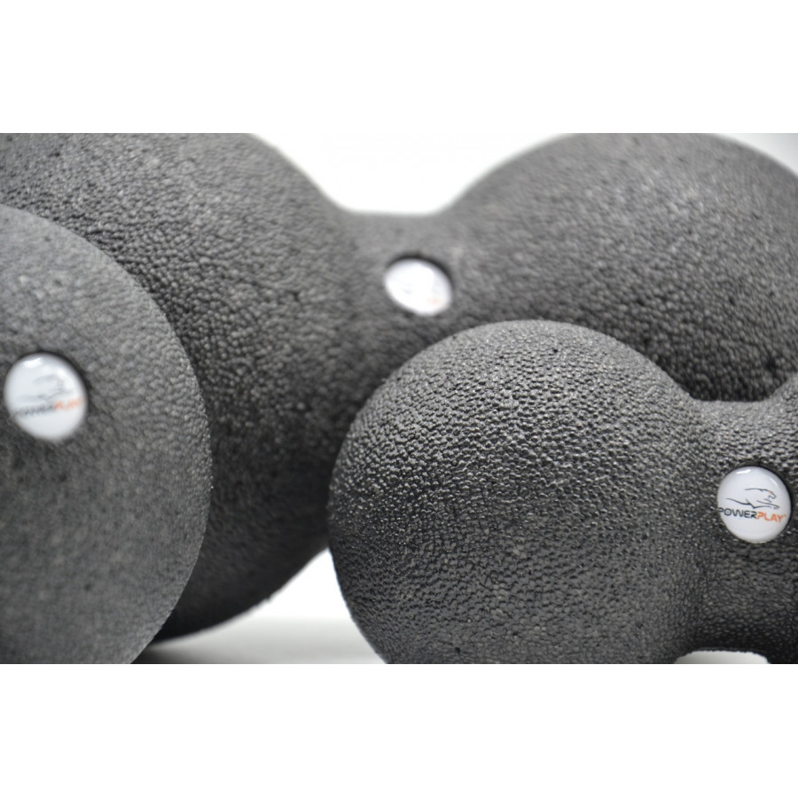 Набір масажних м'ячиків PowerPlay 4007 EPP Massage Ball Чорні (3 шт.)