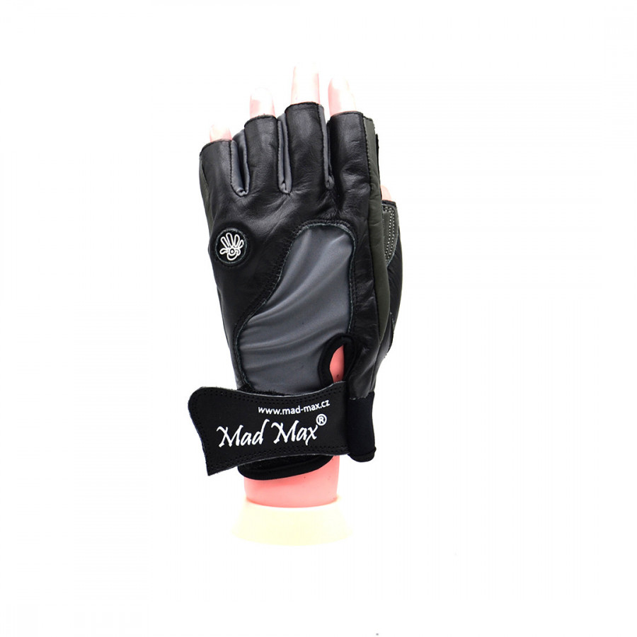 Рукавички для фітнесу MadMax MFG-820 MTi82 Black/Cool grey M