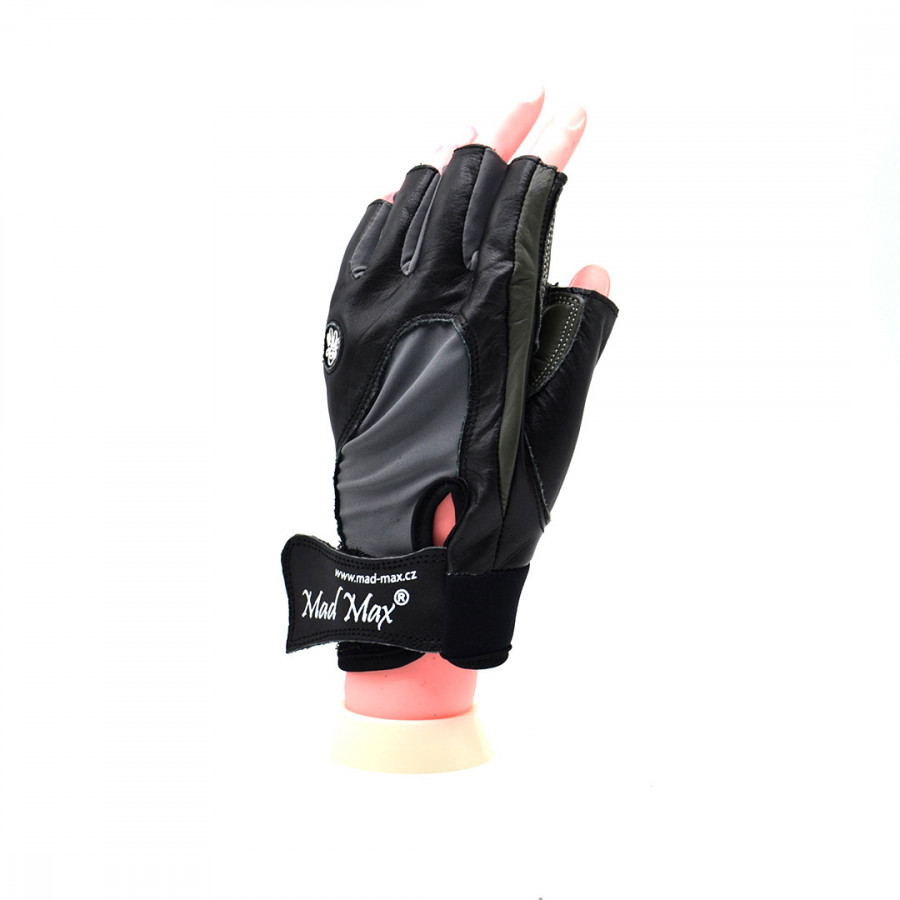 Рукавички для фітнесу MadMax MFG-820 MTi82 Black/Cool grey M