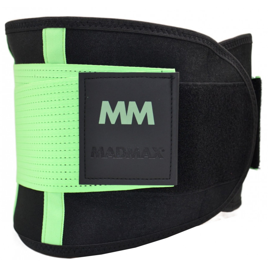 Пояс компресійний MadMax MFA-277 Slimming belt Black/neon green L