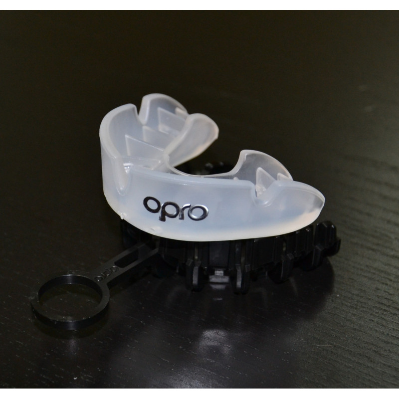 Капа OPRO Silver дитяча (вік до 11) Clear (art.102503006)