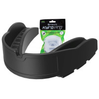 Капа MAKURA Kyro Pro Strapless, Детская (возраст до 10 лет) Black, Посадка: BOIL & BITE™ (формируется в горячей воде), Термопластик, Черный