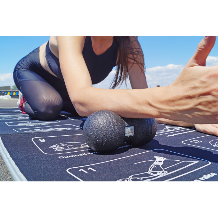 Набір масажних м'ячиків PowerPlay 4007 EPP Massage Ball Чорні (3 шт.)