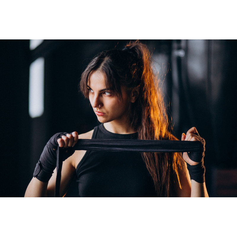 Бинти для боксу Power System PS-3404 Black (4 м)