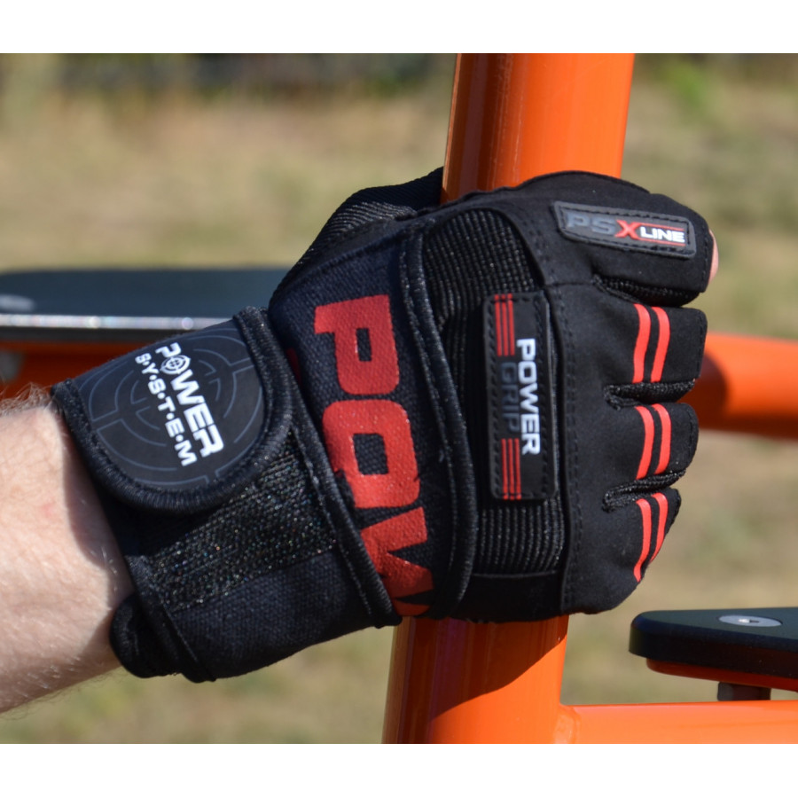 Рукавички для фітнесу Power System PS-2800 Power Grip Red L