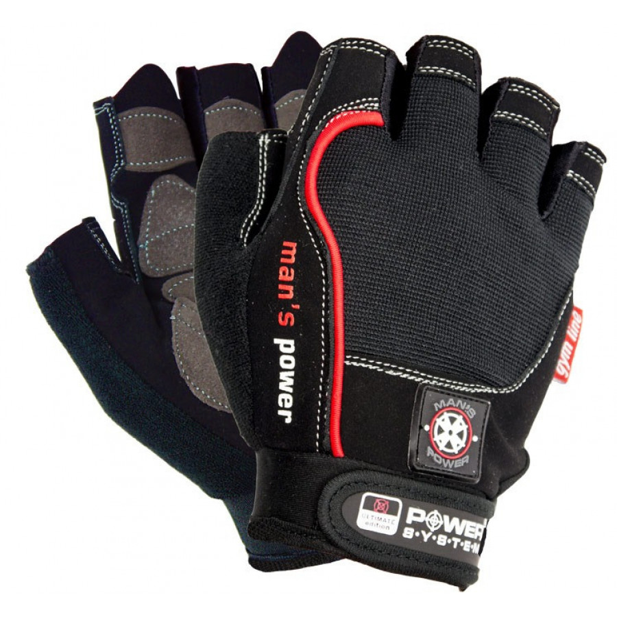 Рукавички для фітнесу Power System PS-2580 Man’s Power Black L