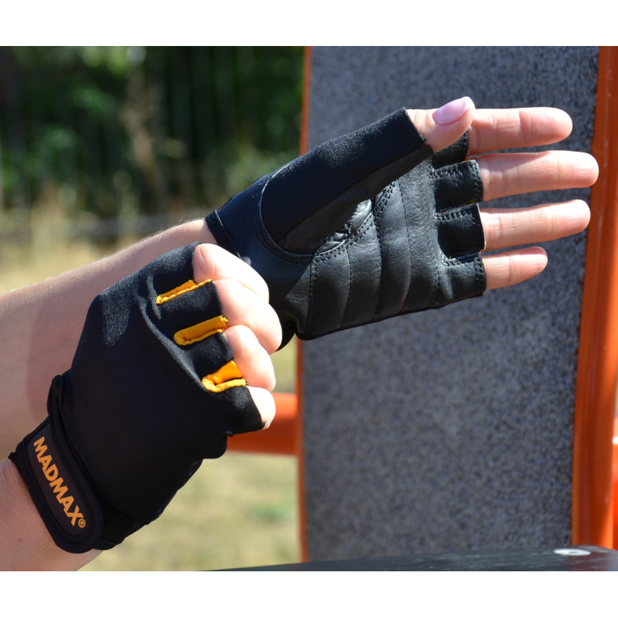 Рукавички для фітнесу MadMax MFG-251 Rainbow Orange XS