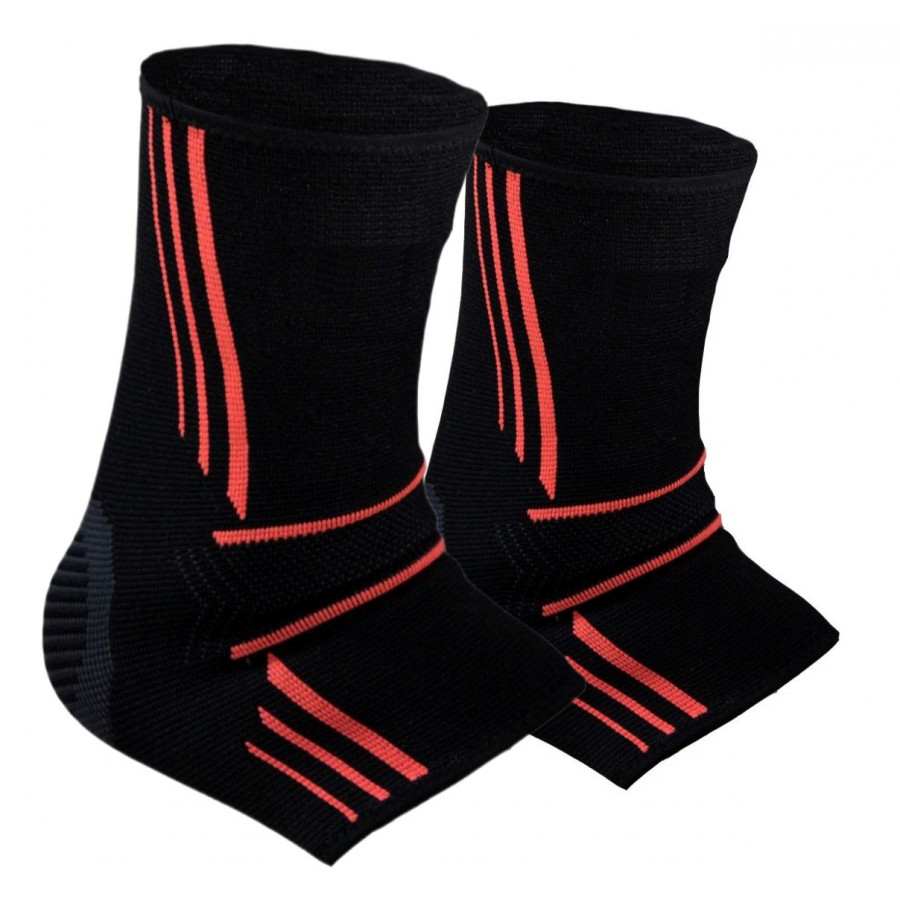 Бандажі на гомілкостоп Power System PS-6022 Ankle Support Evo Black/Orange (2шт.) M