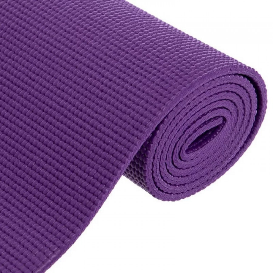Коврик для йоги и фитнеса Power System PS-4014 PVC Fitness-Yoga Mat Purple (173x61x0.6)