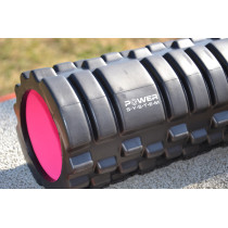 Масажний ролик (роллер) Power System PS-4050 Fitness Foam Roller Black/Pink (33x15см.) Масажний ролик (роллер) Power System PS-4050 Fitness Foam Roller Black/Pink (33x15см.)