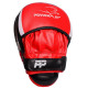 Лапи боксерські PowerPlay 3050 Чорно-Червоні PU [пара]