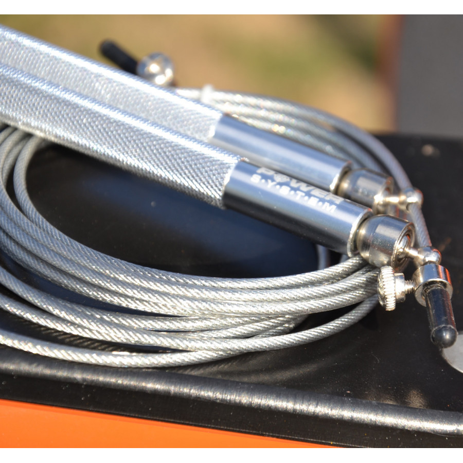 Скакалка швидкісна Power System PS-4064 Ultra Jump Rope Silver (2,75m.)