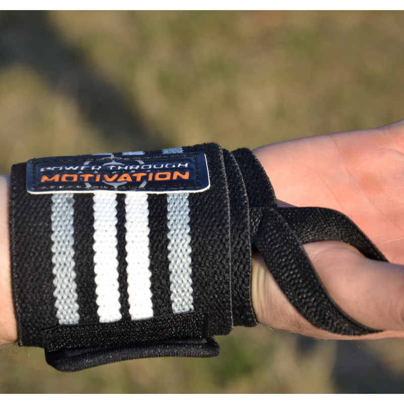 Кистьові бинти Power System PS-3500 Wrist Wraps Grey/Black